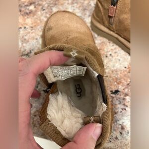 UGG Tan Shearling Lined Boots